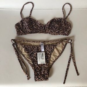 American Apparel Leopard Bikini - Unworn Bottoms